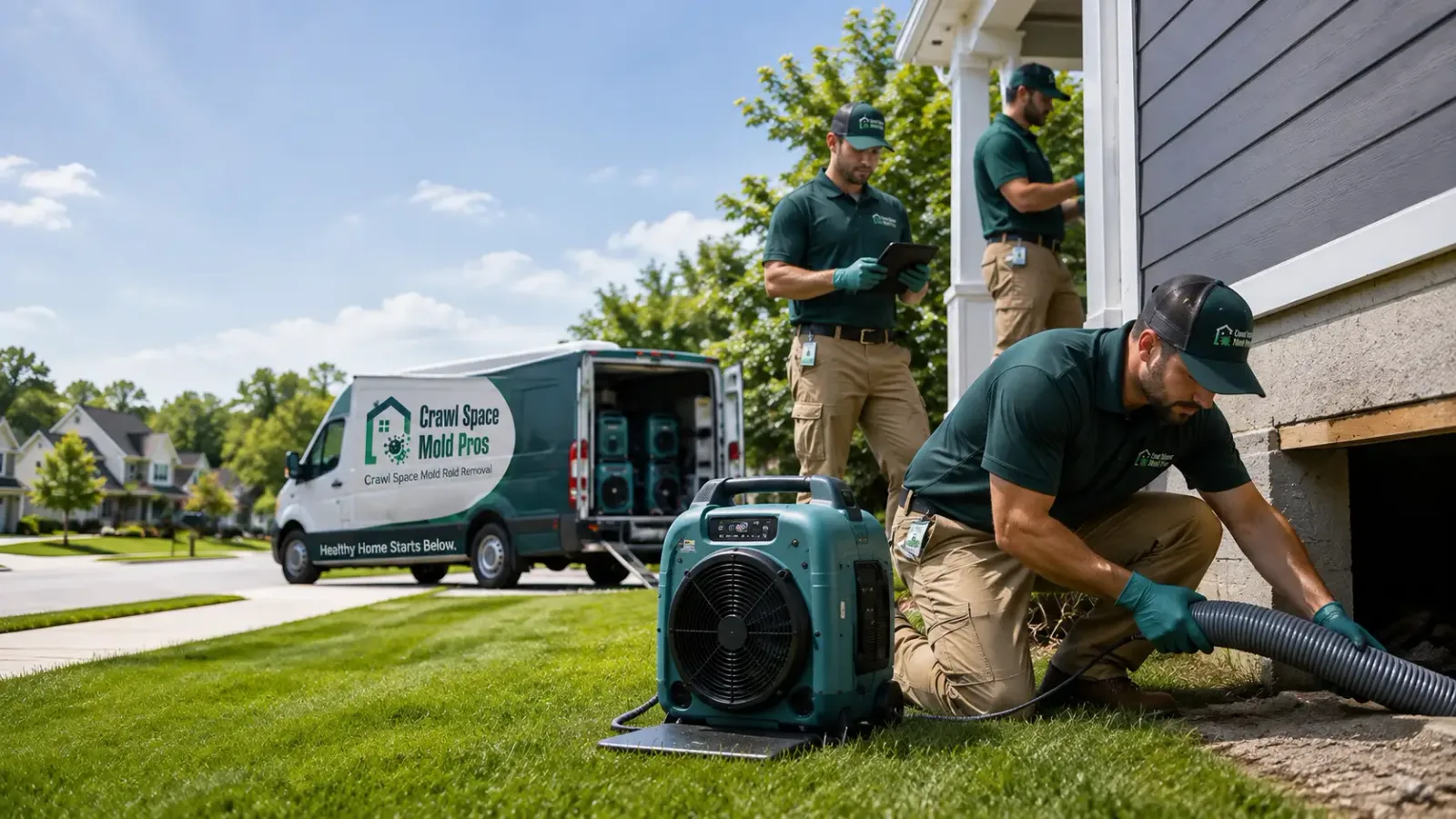 Crawl Space Mold Removal in Belton, MO